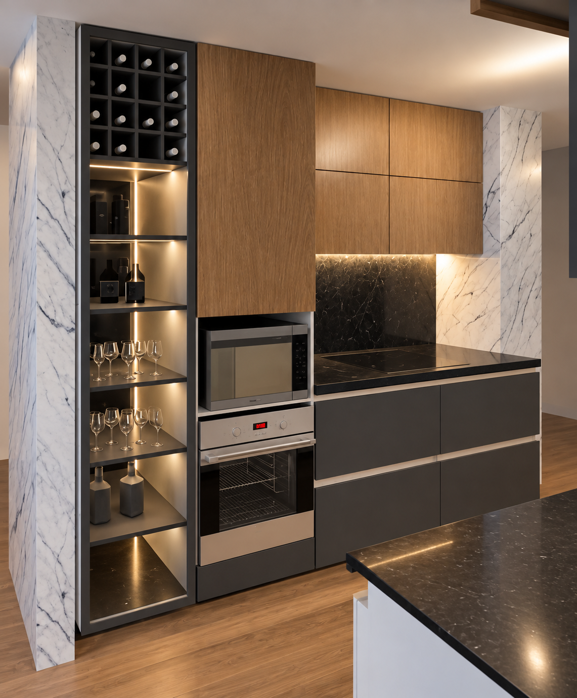 Reserva de la Sierra — Cocina, estudio y mobiliario modular a medida